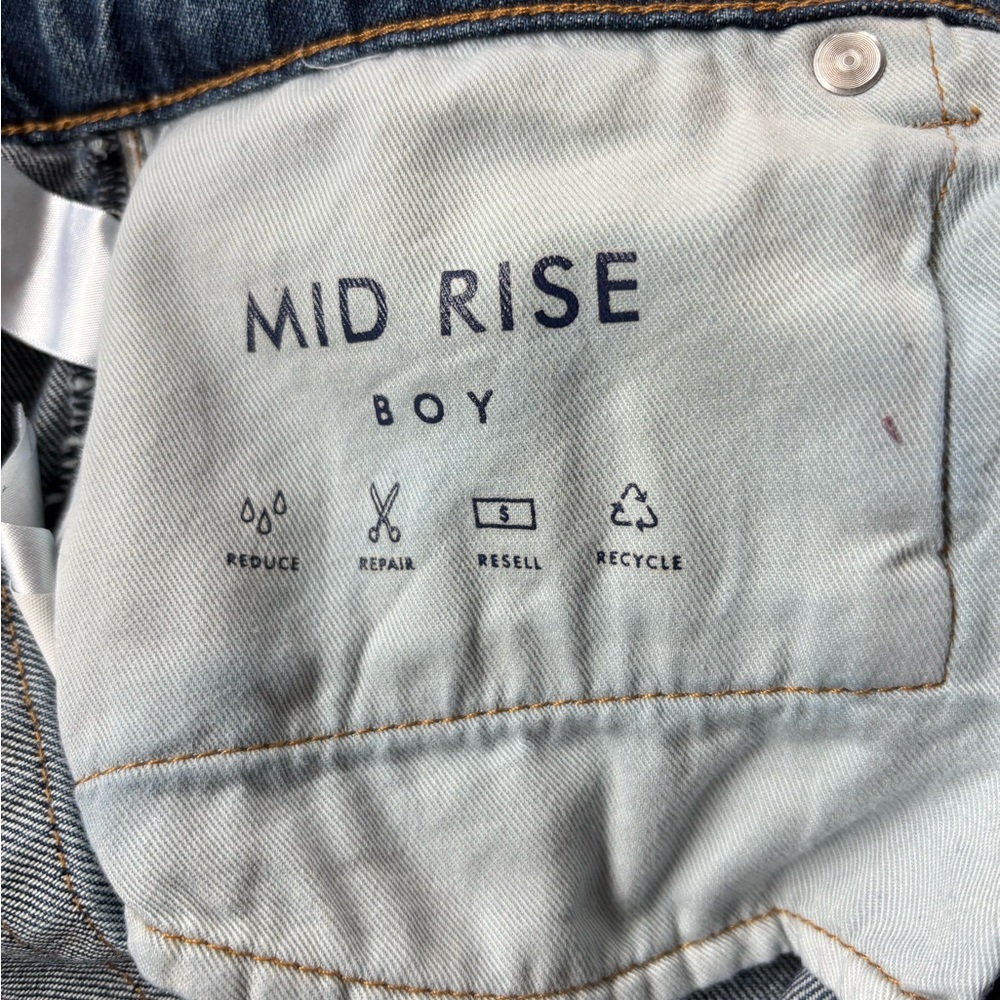 Lucky Brand Patchwork Blue Denim Jeans - Picture 7 of 8